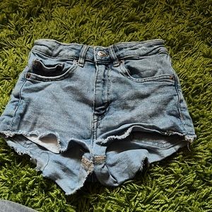 size 0 h&m short shorts